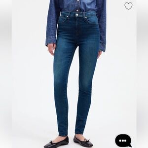 Madewell 9” high rise skinny jeans